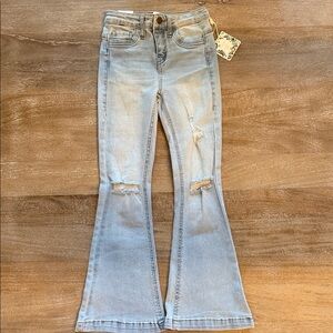 Chelsea & Violet Girls Flare Leg Jeans